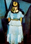 Харальд Гирсинг. Молодая дама в светло-голубом.