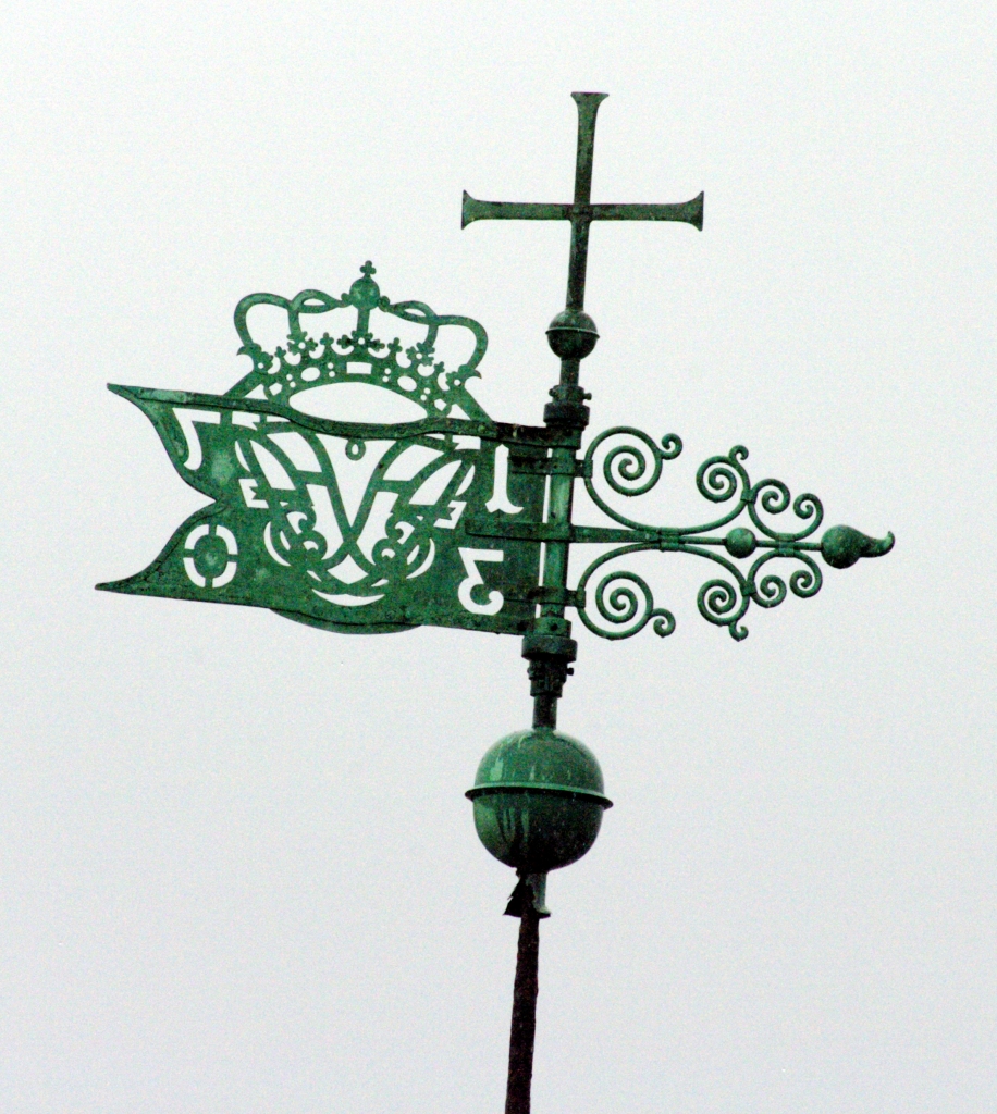 Флюгер на одном из шпилей Копенгагена.