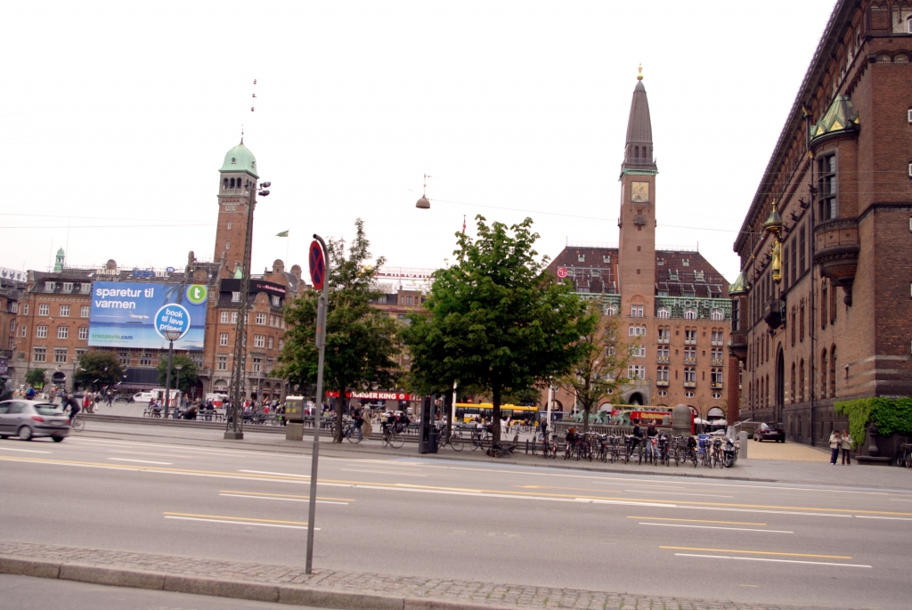 Ратушная площадь в Копенгагене.